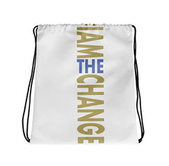 #iamthechange Drawstring Backpack
